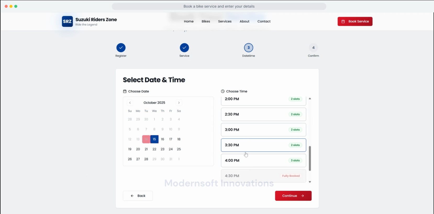 Automobile Servicing System